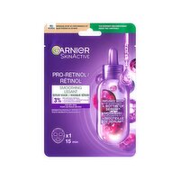 Garnier - SkinActive Pro-Retinol Smoothing Serum Mask, 22 Gram