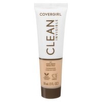COVERGIRL - Clean Invisible Foundation - 107 Light Beige, 30 Millilitre