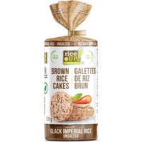 Rice Up - Brown Rice Cakes Black Imperial Rice, 120 Gram