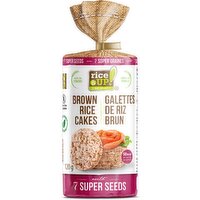 Rice Up - Brown Rice Cakes 7 Super Seeds, 120 Gram