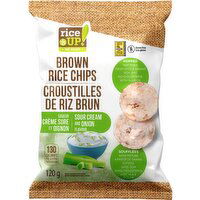 Rice Up - Sour Cream Onion Rice Chip, 120 Gram