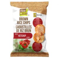 Rice Up - Ketchup Brown Rice Chips, 120 Gram