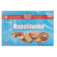 Kras - Napolitanke - Nougat Wafers, 500 Gram