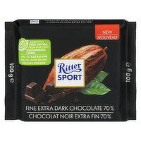 Ritter Sport - Chocolate 70% Extra Dark, 100 Gram