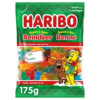 Haribo - Sweet & Sour Reindeer Gummies, 175 Gram