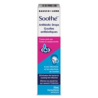 Bausch & Lomb - Soothe Antibiotic Drops, 10 Millilitre