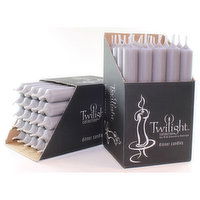 Twilight - Candle 7 Inch Grey Dinner, 1 Each