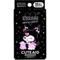 Santan - Emergency Bandages Kuromi, 18 Each