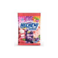 Hi Chew - Selected Fruits Mixed Flavours, Lychee, Grape, Peach, 90 Gram