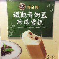 A-CHINO - Oolong Tea Boba Cream Bar, 360 Gram