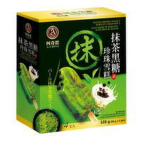 A-CHINO - Matcha Brown Sugar Boba Ice Crem Bar, 4 Each