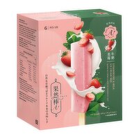 A CHINO - Strawberry Milk Ice Cream Bar, 6 Each