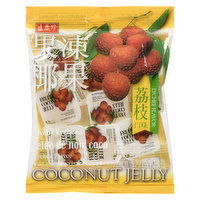 Sheng Hsian Jen - Fruity Coconut Jelly - Lychee, 280 Gram