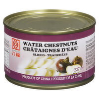 Six Fortune - Water Chestnuts - Sliced, 227 Millilitre