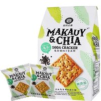 Natural's Idea - Makauy & Chia Seed Soda Cracker, 108 Gram