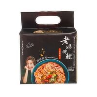 Moms Dry Noodle - Dan Dan Noodle, 516 Gram