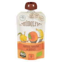 Rudolf's - Mango Banana Quince Puree, 110 Gram