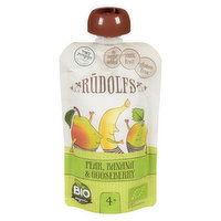 Rudolf's - Pear Banana Gooseberry Puree, 110 Gram