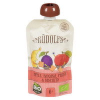 Rudolf's - Apple Banana Prune Puree with Biscuits, 110 Gram