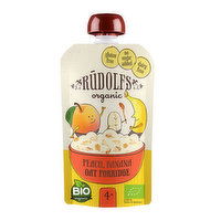 Rudolf's - Oat Porridge Peach Banana Organic, 110 Gram