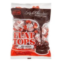 Ricoa - Flat Tops Milk Chocolate, 150 Gram