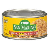 San Marino - Shredded Chili Light Tuna In Oil, 180 Gram