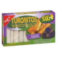 Golden Saba - Turonitos Mini Ube Purple Yam Spring Rolls, 454 Gram