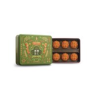 HongKongMeiXin - Reduced Sugar Classic Mixed Nuts Mooncake, 6 Each