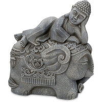 Magnesium - Buddha Laying on Elephant, 1 Each