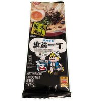 NISSIN - BAR NOODLE GARLIC OIL TONKOTSU, 174 Gram
