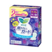 Kao - Laurier Sanitary Napkin Night 30cm, 18 Each