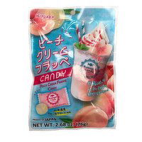 Kasugai - Peach Cream Frappe Candy, 76 Gram