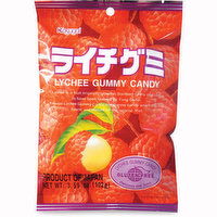 Kasugai - Lychee Gummy Candy, 102 Gram