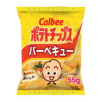 Calbee - Potato Chips BBQ Flavour, 55 Gram