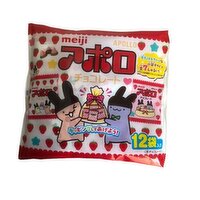 Meiji - Apollo Strawberry Chocolat, 100 Gram