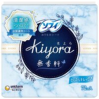 unicharm - Kiyora Panty Liner Non Fragrance, 72 Each