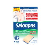 Salonpas - Pain Relieving Patch, Large, 6 Each