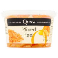 Opies - Mixed  Peel - Candied Lemon And Orange Peel, 200 Gram