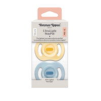 Tommee Tippee - Ultra Light Stay Put pacifier - 0-6 months, 2 Each