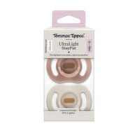 Tommee Tippee - Ultra Light Stay Put pacifier - 6-18 months, 2 Each