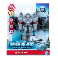 Transformers - Earth Spark 1-Step Smash Changers Megatron Action Figure, 4 Inch, 1 Each