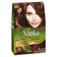 Dabur - Vatika Henna Hair Color - Natural Brown, 60 Gram