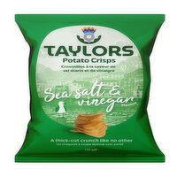 Taylors - Sea Salt and Vinegar Crisps, 150 Gram