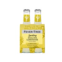 Fever Tree - Fevertree Sparkling Sicilian Lemonade, 4 Each