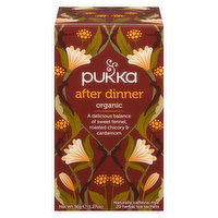 Pukka Tea - Organic Herbal Tea Bags - After Dinner, 20 Each