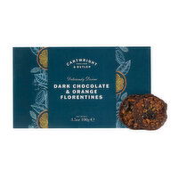 CARTWRIGHT & BUTLER - Dark Chocolate & Orange Florentines, 100 Gram