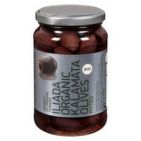 Iliada - Organic Pitted Kalamata Olives, 370 Gram