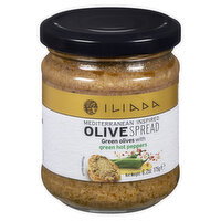 Iliada - Green Olive Spread W/Green Hot Peppers, 175 Gram