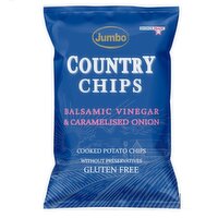 Jumbo - Country Chips Balsamic Vinegar & Onion, 150 Gram