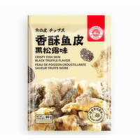 PARAMOUNT FOOD - Crispy Fish Skin - Black Truffle Flavour, 80 Gram